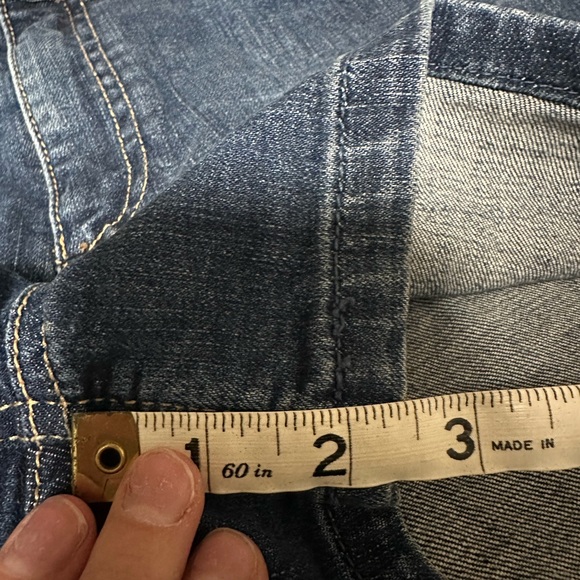 Y2K style Marc by Marc Jacobs denim shorts gold zipper detail designer size 12 - Picture 11 of 11